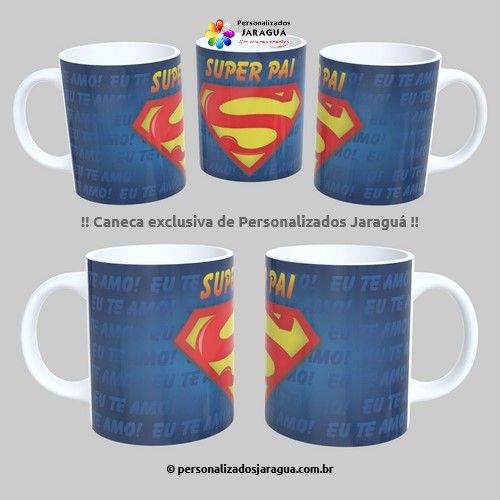 CANECA PAIS SUPER MAN PAI 325 ml