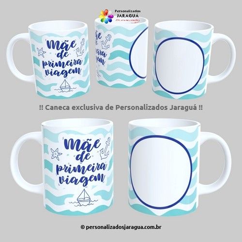 CANECA MÃES MÃE VIAGEM 1 FOTO 325 ml