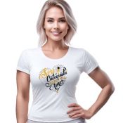 CAMISETA CATEQUISTA BABY LOOK - COM AMOR (P a GG)