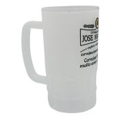 CANECA VIDRO JATEADA 550 ml