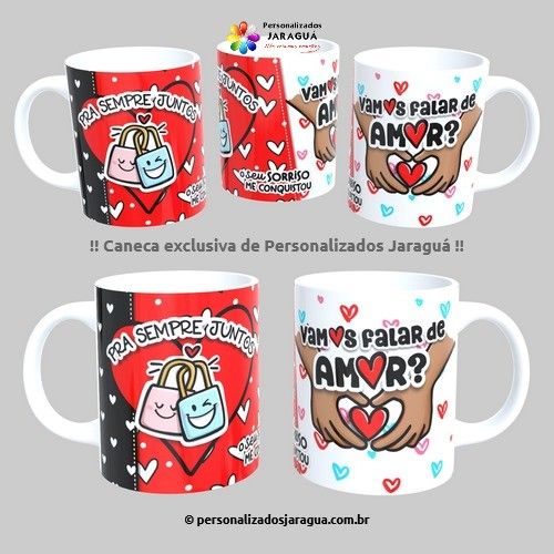 CANECA NAMORADOS FARLAR DE AMOR 325 ml