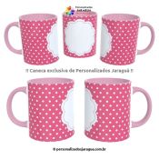 CANECA NAMORADOS ROSA 1 FOTO 325 ml