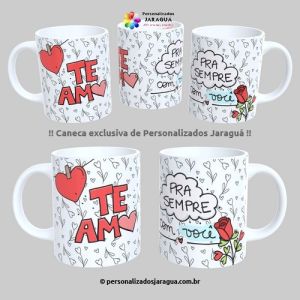 CANECA NAMORADOS TE AMO SEMPRE 325 ml