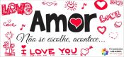 CANECA NAMORADOS AMOR ACONTECE 325 ml