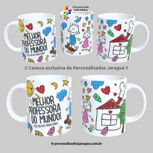 CANECA PROFESSORES MELHOR PROFESSORA 325 ml