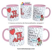 CANECA NAMORADOS TE AMO SEMPRE 325 ml