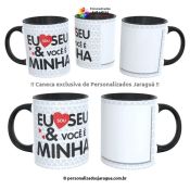 CANECA NAMORADOS VOCÊ É MINHA 1 FOTO 325 ml