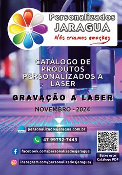 foto portada catálogo laser de personalizados jaraguá