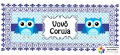 CANECA AVÓS VOVÔ CORUJA AZUL 325 ml