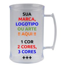 foto de caneca plastico com cores