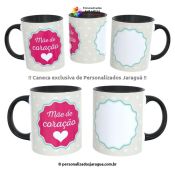 CANECA MÃES MÃE DE CORAÇÃO 1 FOTO 325 ml