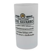 CANECA VIDRO JATEADA 475 ml