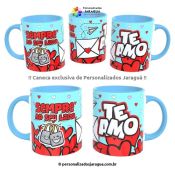 CANECA NAMORADOS SEMPRE AO SEU LADO 325 ml